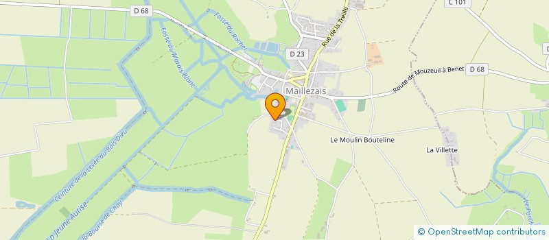 localisation de l'entreprise MONSIEUR ALEXANDRE RIVET  MAILLEZAIS