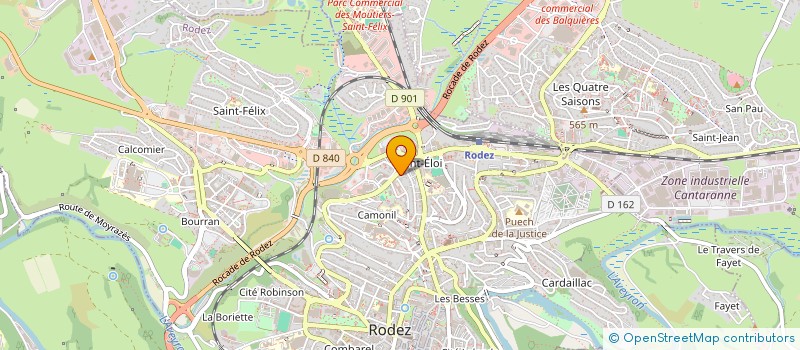 localisation de l'entreprise MONSIEUR ALEXANDRE RIVIERE à RODEZ