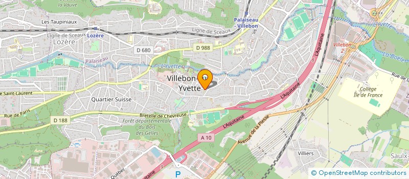 localisation de l'entreprise MONSIEUR ALEXANDRE RIVY à VILLEBON-SUR-YVETTE