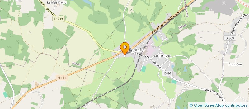 localisation de l'entreprise MONSIEUR ALEXANDRE RIZZUTI à TERRES-DE-HAUTE-CHARENTE