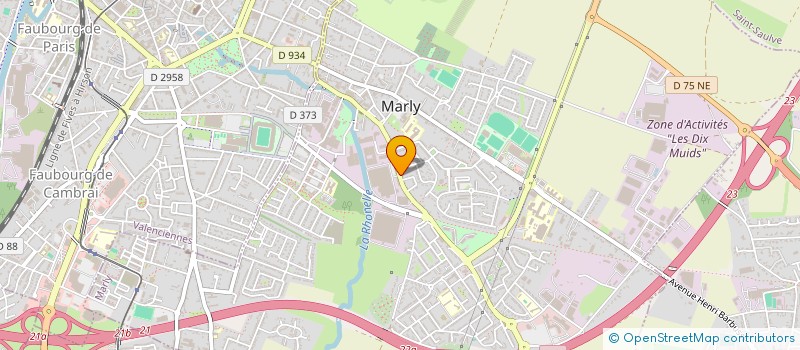 localisation de l'entreprise MONSIEUR ALEXANDRE RJILLO  MARLY