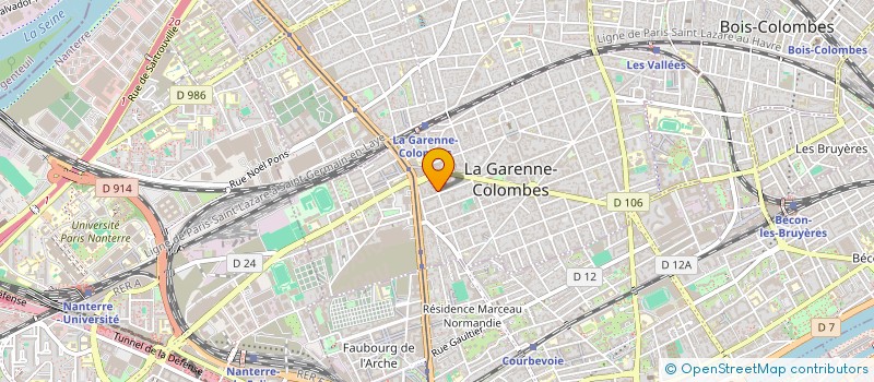 localisation de l'entreprise MONSIEUR ALEXANDRE ROBERDET à LA GARENNE-COLOMBES
