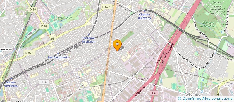 localisation de l'entreprise MONSIEUR ALEXANDRE ROBERT à ANTONY