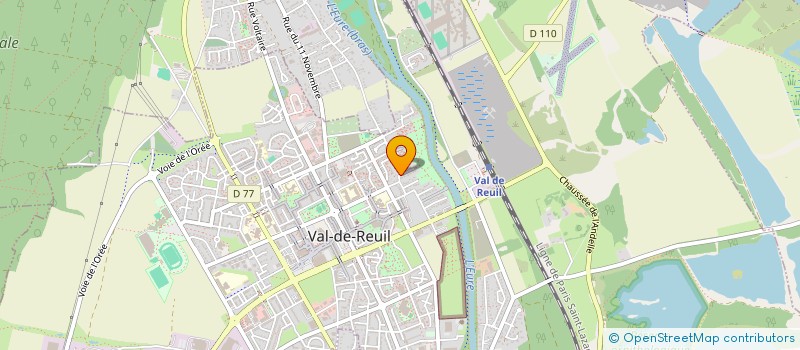 localisation de l'entreprise MONSIEUR ALEXANDRE ROBERT  VAL-DE-REUIL