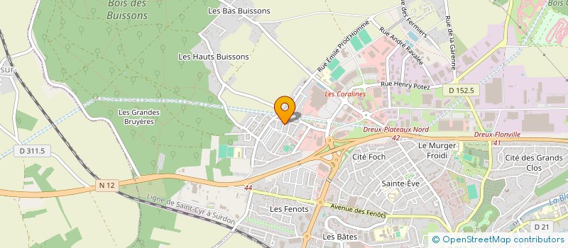 localisation de l'entreprise MONSIEUR ALEXANDRE ROBILLARD à DREUX