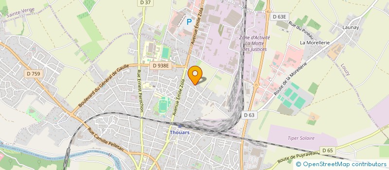 localisation de l'entreprise MONSIEUR ALEXANDRE ROBREAU  THOUARS