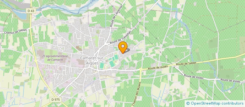 localisation de l'entreprise MONSIEUR ALEXANDRE ROCHE  CAMARET-SUR-AIGUES