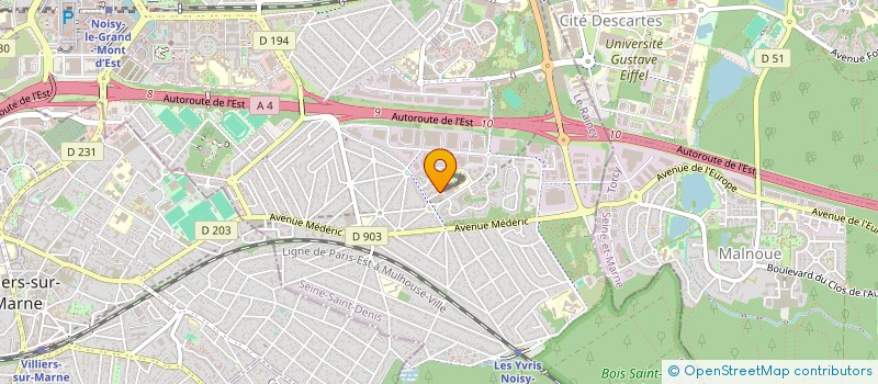 localisation de l'entreprise MONSIEUR ALEXANDRE ROCHET  NOISY-LE-GRAND