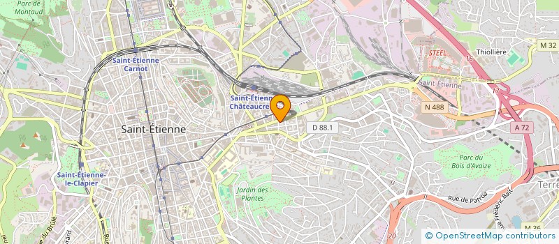 localisation de l'entreprise MONSIEUR ALEXANDRE ROCHON  SAINT-ETIENNE