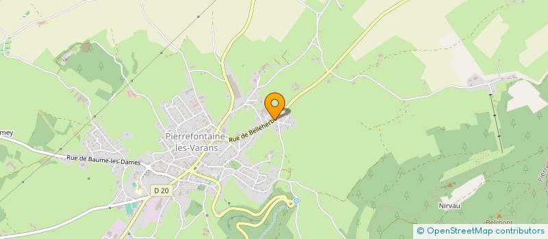 localisation de l'entreprise MONSIEUR ALEXANDRE RODESCHINI  PIERREFONTAINE-LES-VARANS