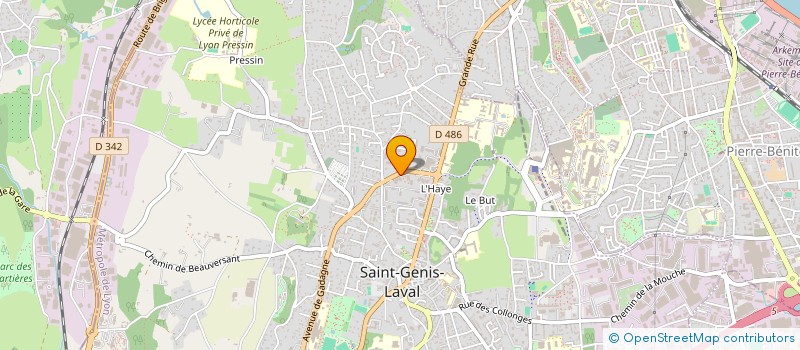 localisation de l'entreprise MONSIEUR ALEXANDRE RODET à SAINT-GENIS-LAVAL