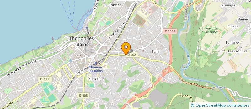 localisation de l'entreprise MONSIEUR ALEXANDRE RODRIGUES à THONON-LES-BAINS