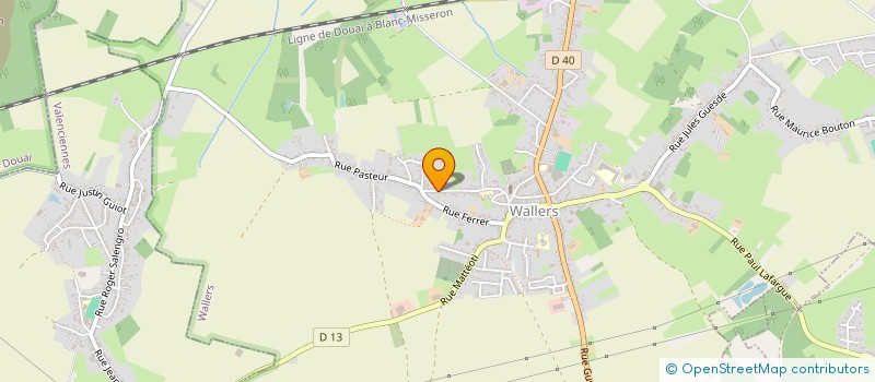 localisation de l'entreprise MONSIEUR ALEXANDRE RODRIGUEZ  WALLERS