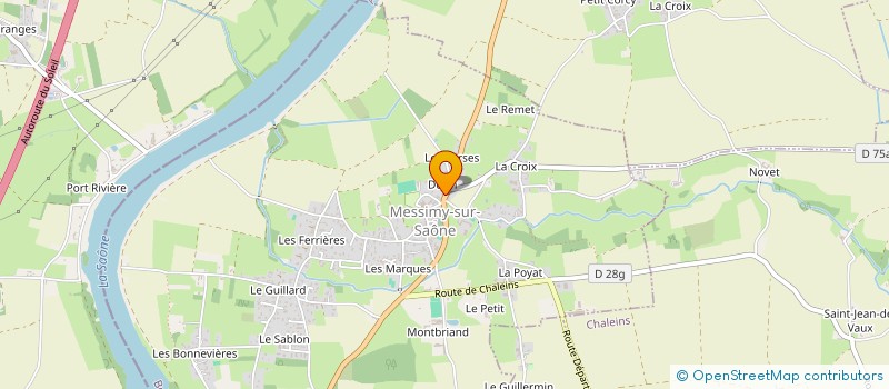 localisation de l'entreprise MONSIEUR ALEXANDRE ROGER à MESSIMY-SUR-SAONE