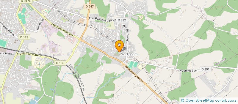 localisation de l'entreprise MONSIEUR ALEXANDRE ROIGT  NARROSSE