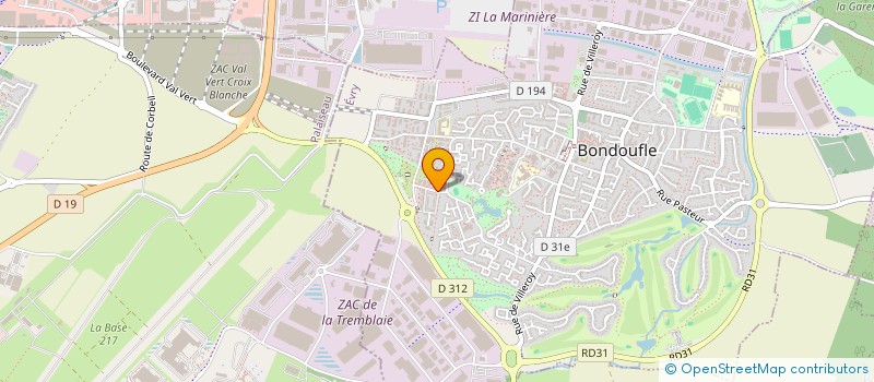 localisation de l'entreprise MONSIEUR ALEXANDRE ROLDAN  BONDOUFLE