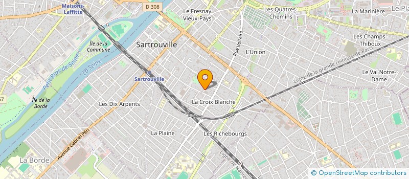 localisation de l'entreprise MONSIEUR ALEXANDRE ROLIN  SARTROUVILLE