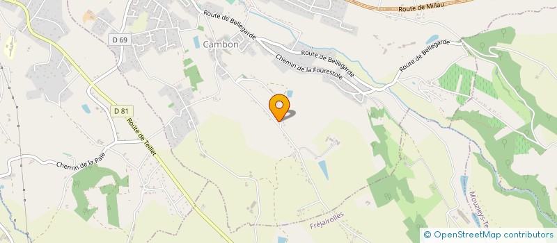 localisation de l'entreprise MONSIEUR ALEXANDRE ROLLAND  CAMBON