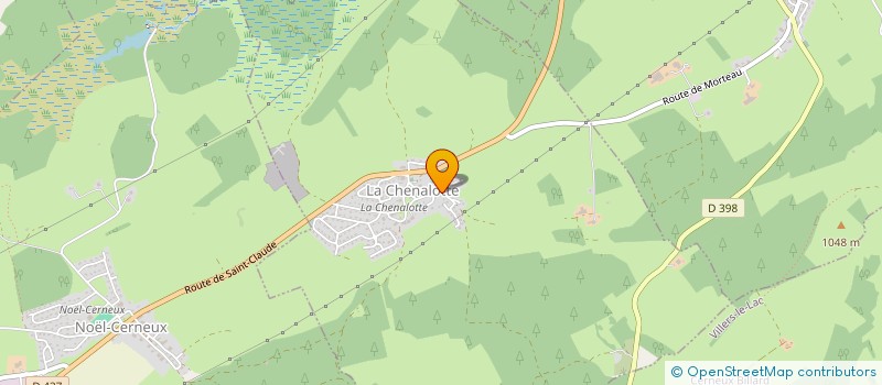 localisation de l'entreprise MONSIEUR ALEXANDRE ROMAIN  LA CHENALOTTE