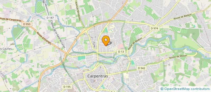 localisation de l'entreprise MONSIEUR ALEXANDRE ROMAIN à CARPENTRAS