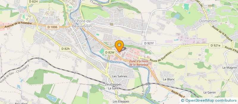 localisation de l'entreprise MONSIEUR ALEXANDRE ROMAIN DURET  LE PONT-DE-BEAUVOISIN