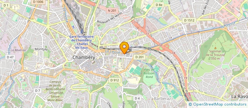 localisation de l'entreprise MONSIEUR ALEXANDRE ROMBEAUT  CHAMBERY