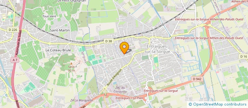 localisation de l'entreprise MONSIEUR ALEXANDRE ROMEO à ENTRAIGUES-SUR-LA-SORGUE
