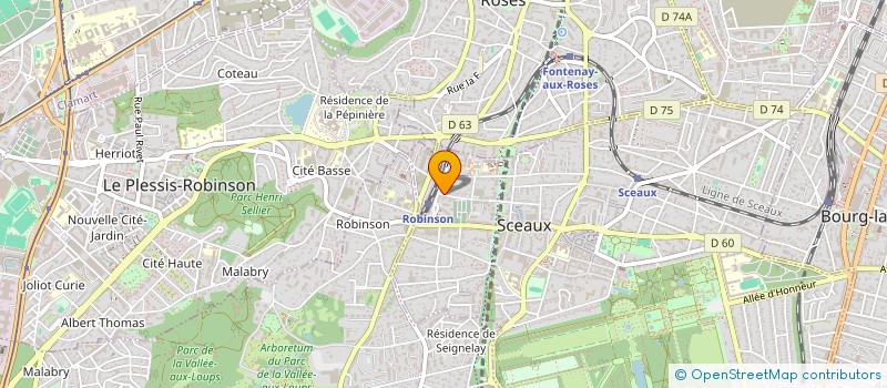 localisation de l'entreprise MONSIEUR ALEXANDRE ROMERO à SCEAUX