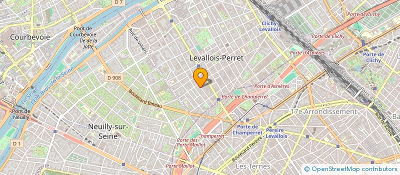 localisation de l'entreprise MONSIEUR ALEXANDRE ROMERO à LEVALLOIS-PERRET