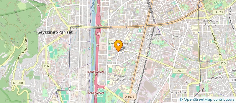 localisation de l'entreprise MONSIEUR ALEXANDRE ROMIEUX  GRENOBLE