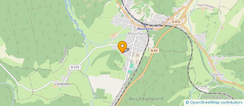 localisation de l'entreprise MONSIEUR ALEXANDRE RONNELLE  MOUCHARD