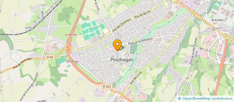 localisation de l'entreprise MONSIEUR ALEXANDRE ROPARS  PLOUFRAGAN