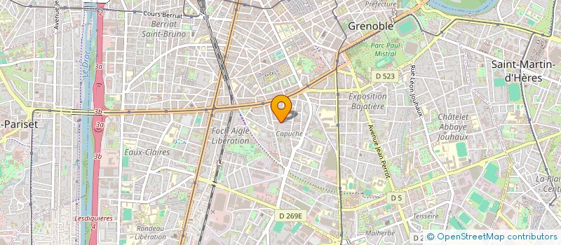 localisation de l'entreprise MONSIEUR ALEXANDRE ROS à GRENOBLE