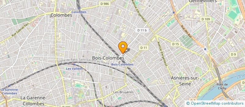 localisation de l'entreprise MONSIEUR ALEXANDRE ROSEE à BOIS-COLOMBES