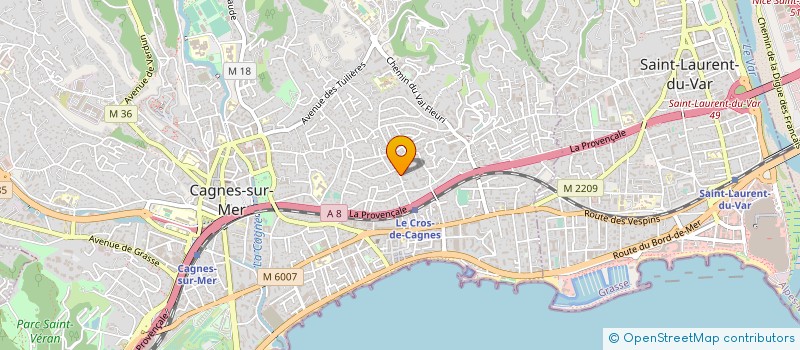 localisation de l'entreprise MONSIEUR ALEXANDRE ROSMINI à CAGNES-SUR-MER