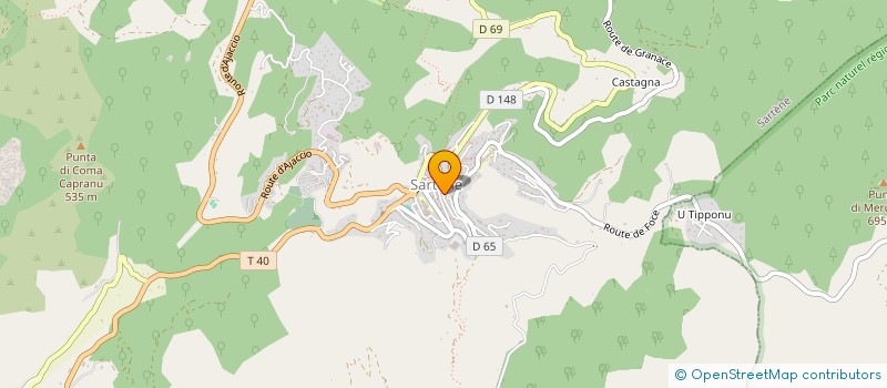 localisation de l'entreprise MONSIEUR ALEXANDRE ROSSET à SARTENE