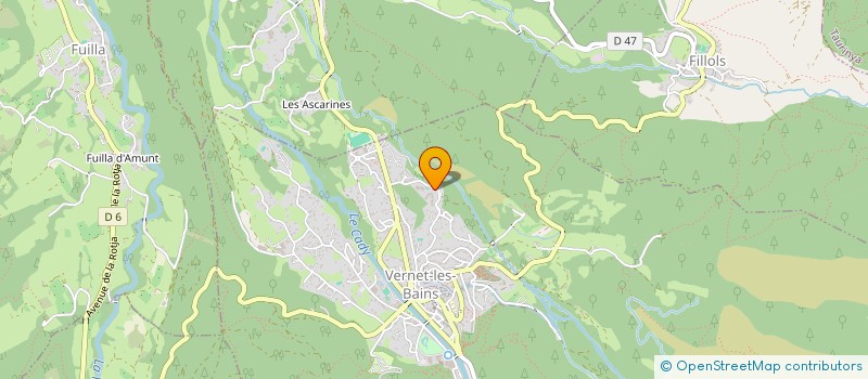 localisation de l'entreprise MONSIEUR ALEXANDRE ROUCHES à VERNET-LES-BAINS