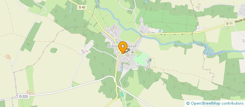 localisation de l'entreprise MONSIEUR ALEXANDRE ROUCHET  ORBAIS-L'ABBAYE