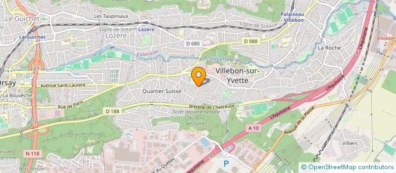 localisation de l'entreprise MONSIEUR ALEXANDRE ROUDEAU à VILLEBON-SUR-YVETTE