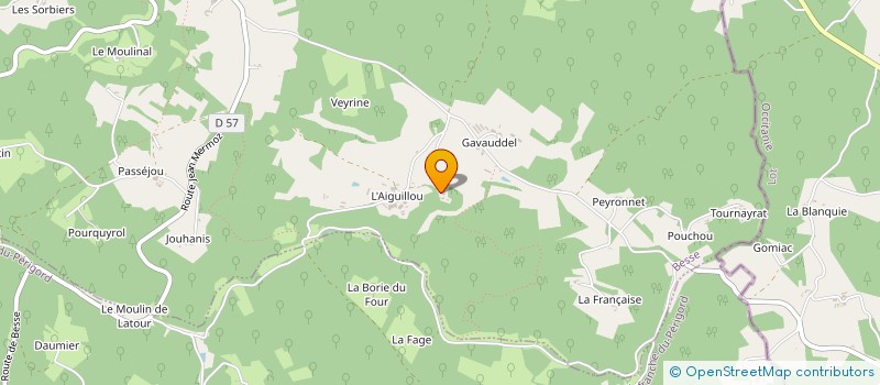 localisation de l'entreprise MONSIEUR ALEXANDRE ROUGIER à BESSE