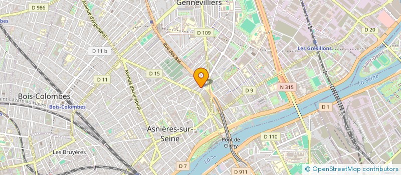 localisation de l'entreprise MONSIEUR ALEXANDRE ROUIS  ASNIERES-SUR-SEINE