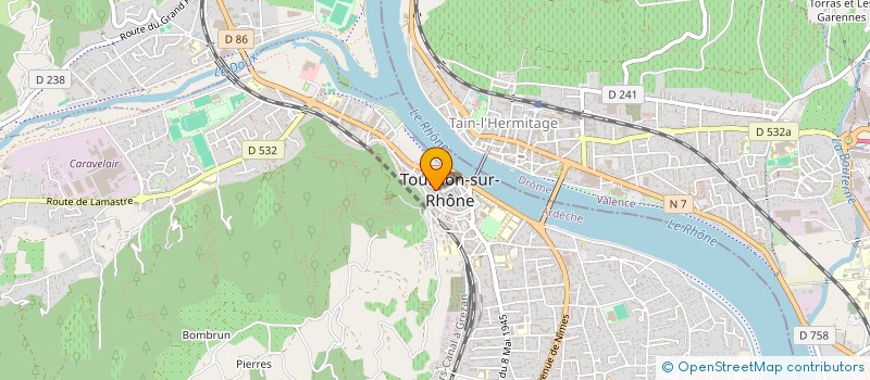 localisation de l'entreprise MONSIEUR ALEXANDRE ROULEAU à TOURNON-SUR-RHONE