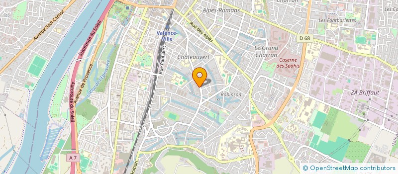 localisation de l'entreprise MONSIEUR ALEXANDRE ROUMEAS  VALENCE