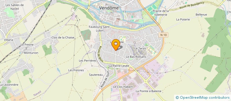 localisation de l'entreprise MONSIEUR ALEXANDRE ROUSSEAU  VENDOME