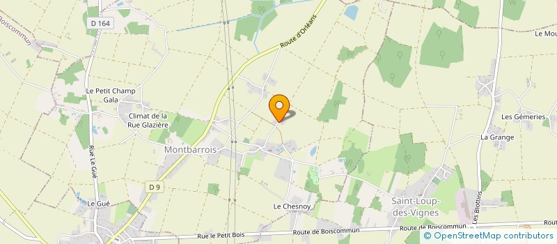 localisation de l'entreprise MONSIEUR ALEXANDRE ROUSSEAU à MONTBARROIS
