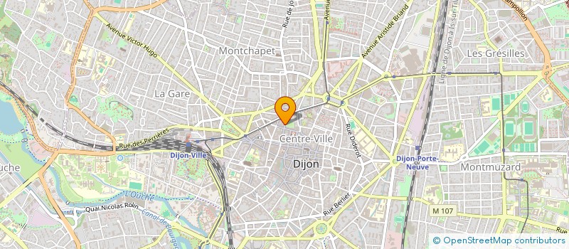 localisation de l'entreprise MONSIEUR ALEXANDRE ROUSSEL à DIJON