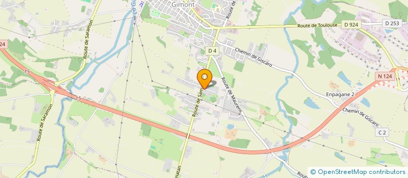 localisation de l'entreprise MONSIEUR ALEXANDRE ROUSSELIERE  GIMONT