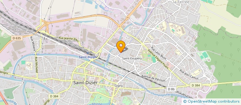 localisation de l'entreprise MONSIEUR ALEXANDRE ROUSSELLE à SAINT-DIZIER