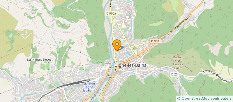 localisation de l'entreprise MONSIEUR ALEXANDRE ROUX à DIGNE-LES-BAINS
