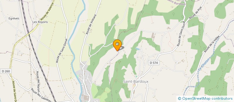 localisation de l'entreprise MONSIEUR ALEXANDRE ROUX  CLERIEUX